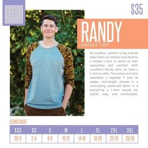 LuLaRoe Tops - LuLaRoe Randy T LuLaRoe Tops - LuLaRoe Randy T